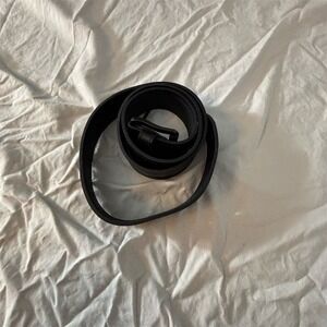 Dickies Men's Black Leather Dress Belt‎ Adjustable Size 42